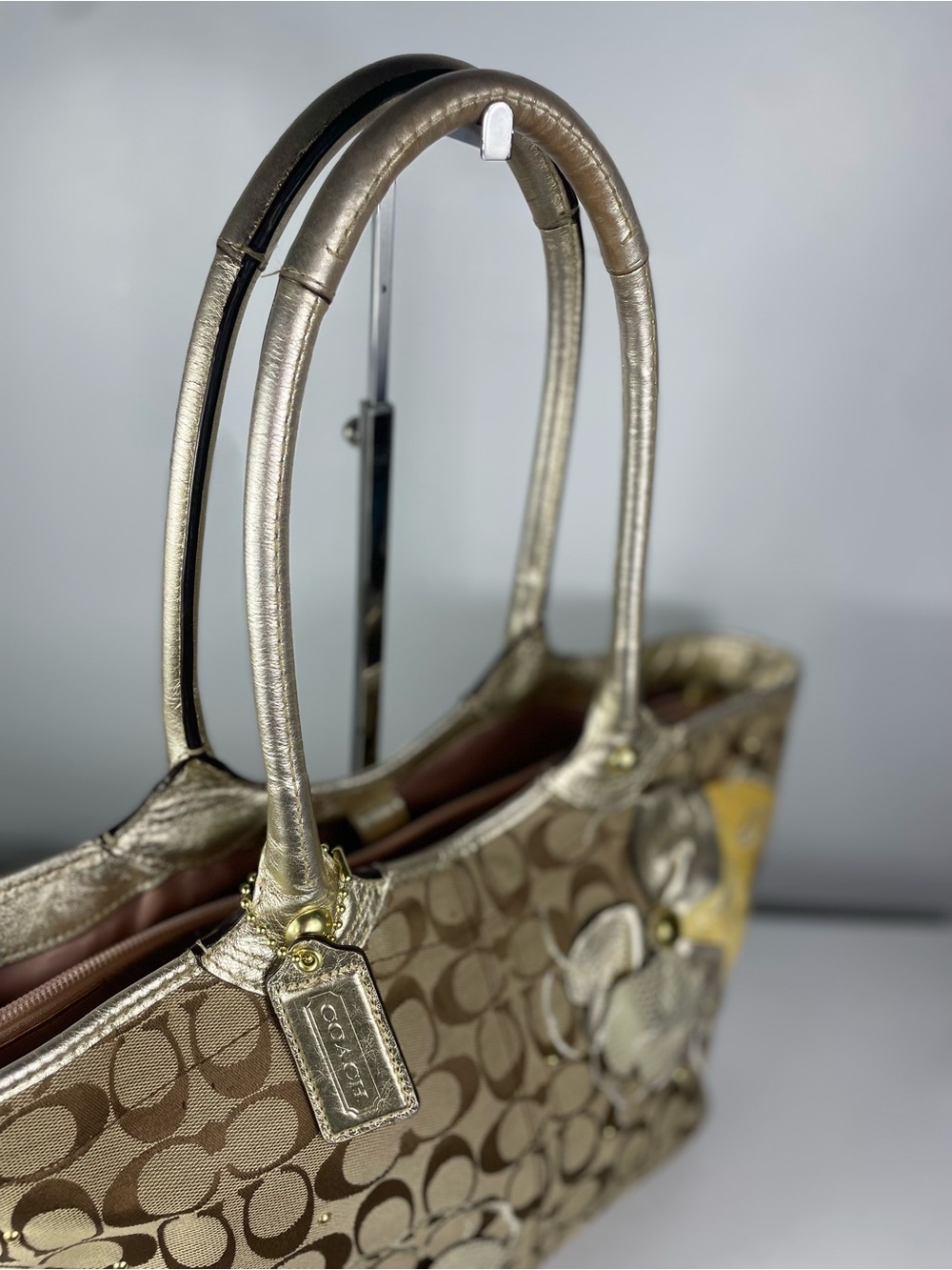 Coach Y2K Signature Bleecker Floral Tote- COA - Picture 10 of 15